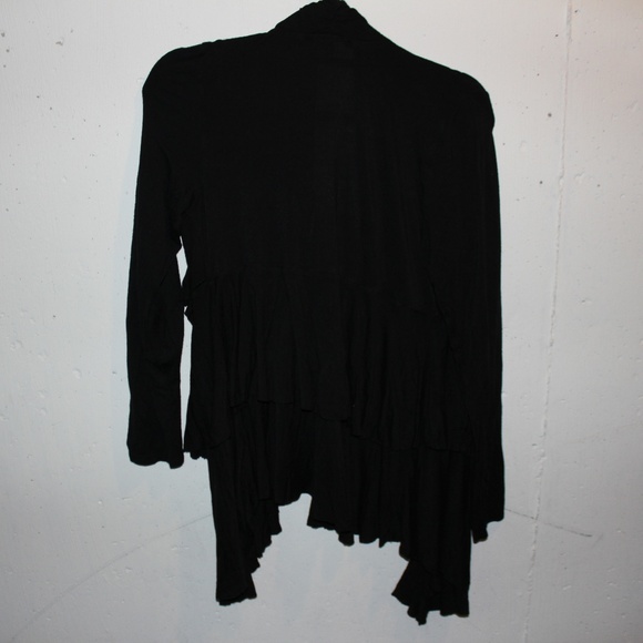 Black AB Studio layered cardigan - Picture 4 of 6